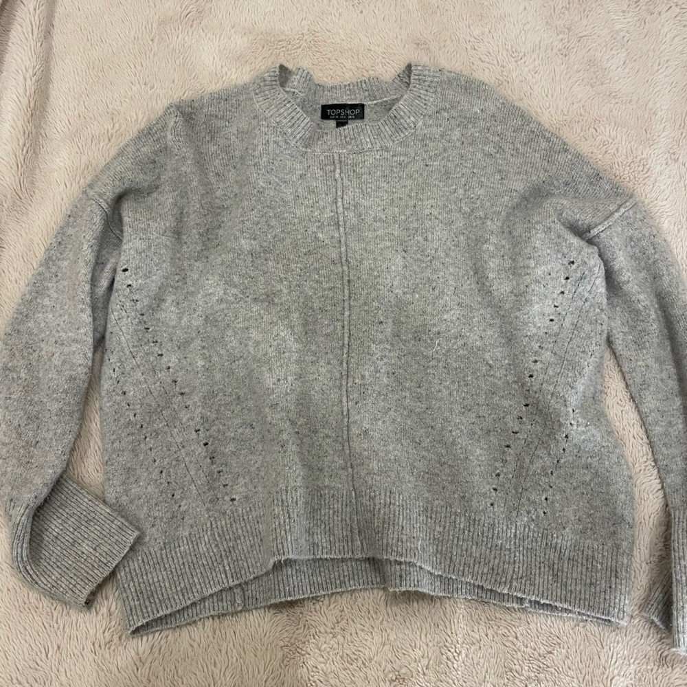 Topshop grey sweater